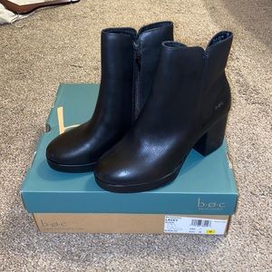 B.O.C black leather bootie NEW!!